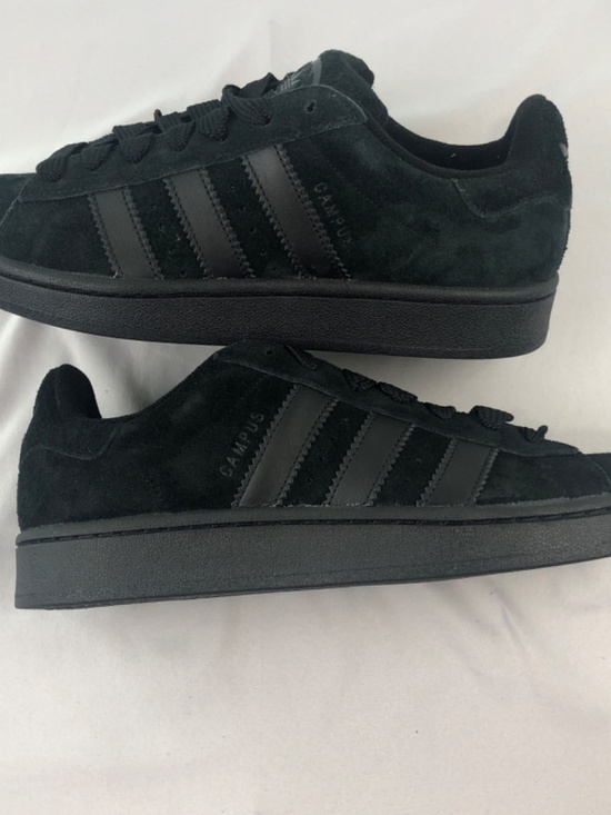 NIB Adidas Men\'s Campus 00s Originals Triple Black Suede |JR7287| Sz 9M main image 12